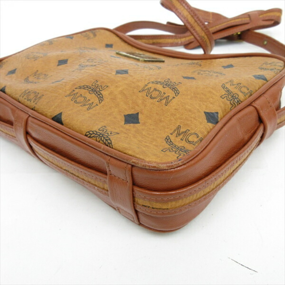 MCM Logo Crossbody Bag Brown - Picture 3 of 9